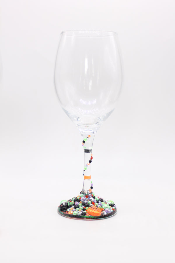 Halloween Wine Glass