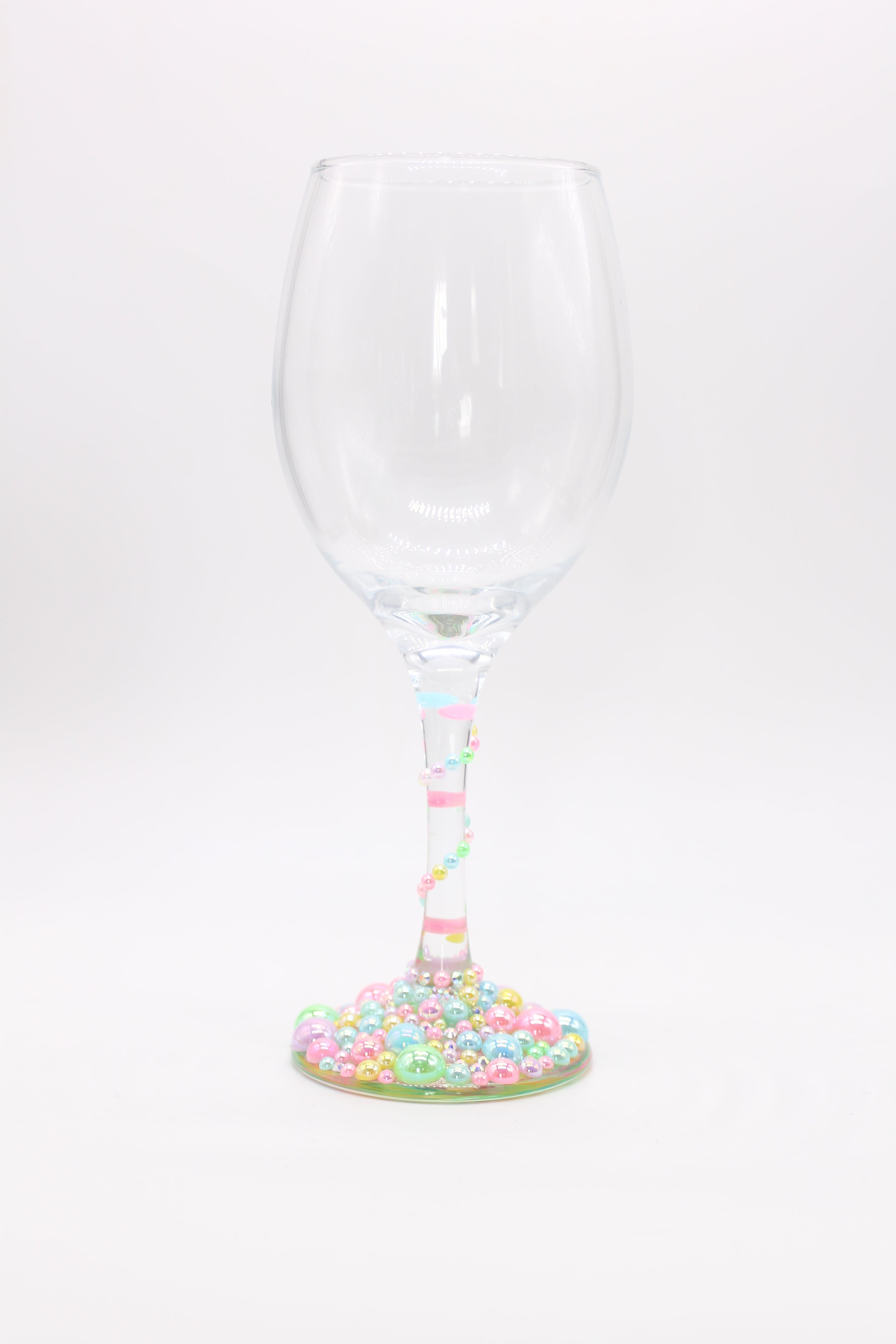 PearlDazzle Wine Glasses - Pair