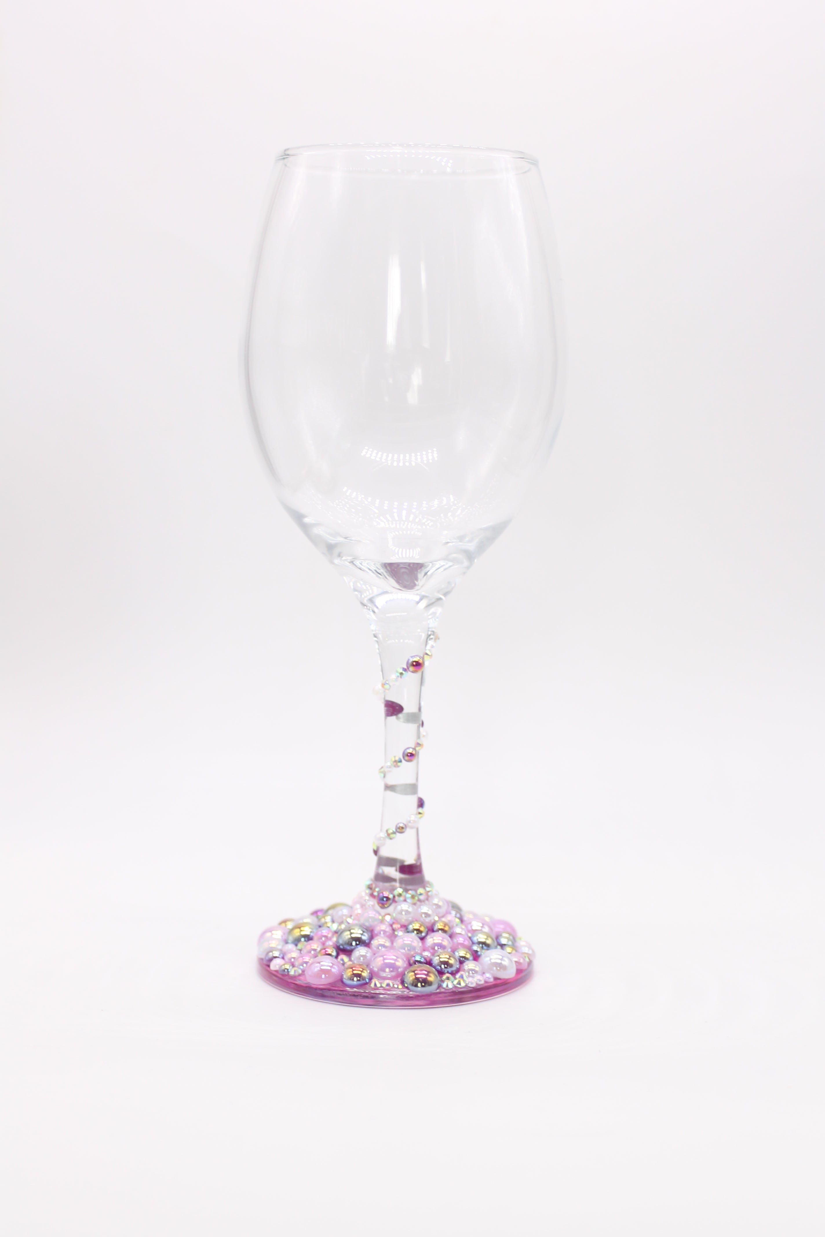 PearlDazzle Wine Glasses - Pair