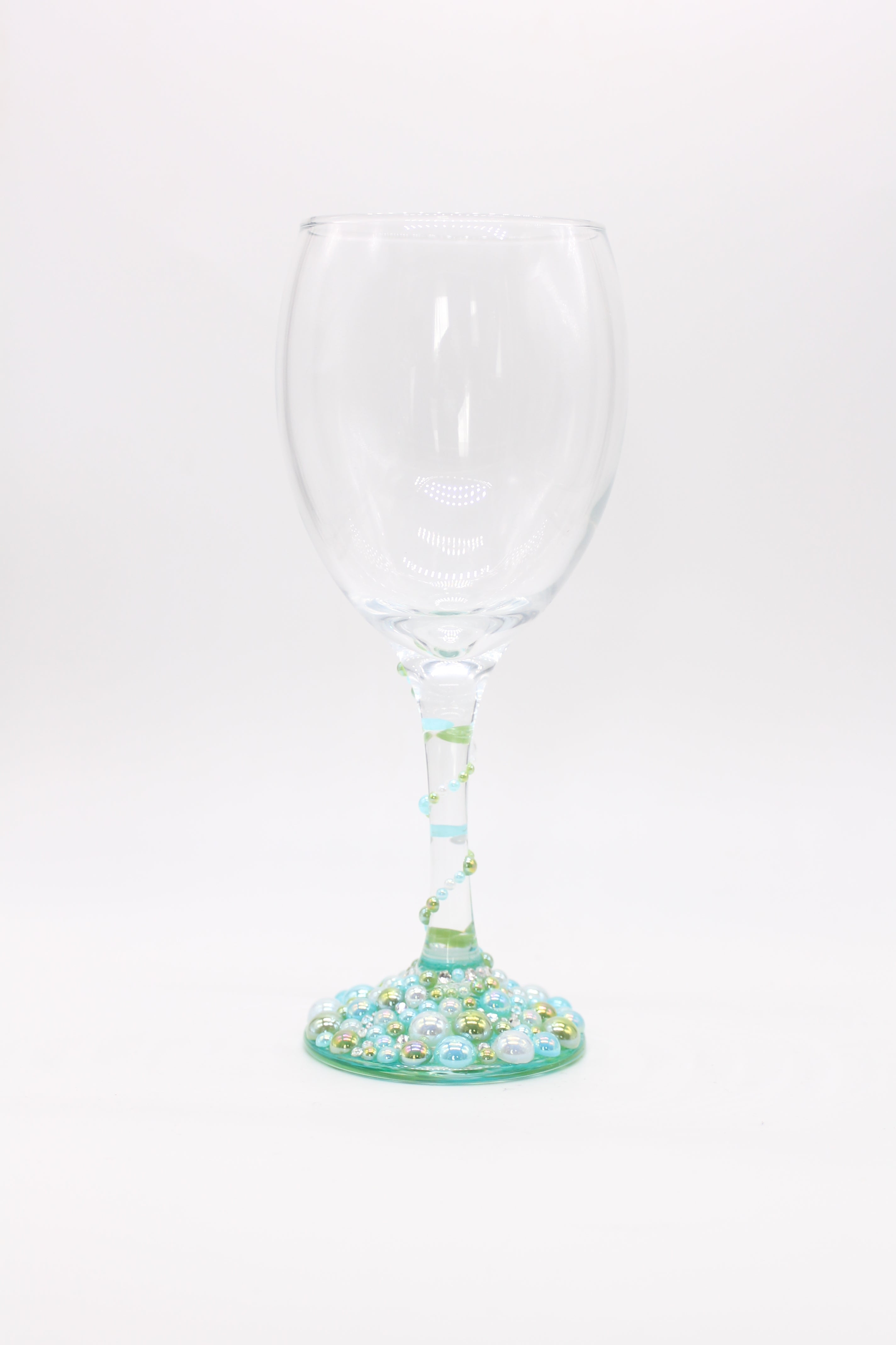 PearlDazzle Wine Glasses - Pair