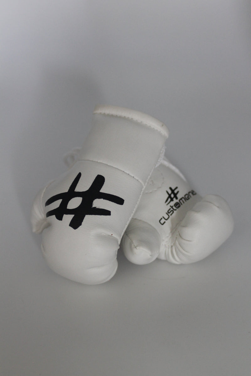 White # Car boxer glove