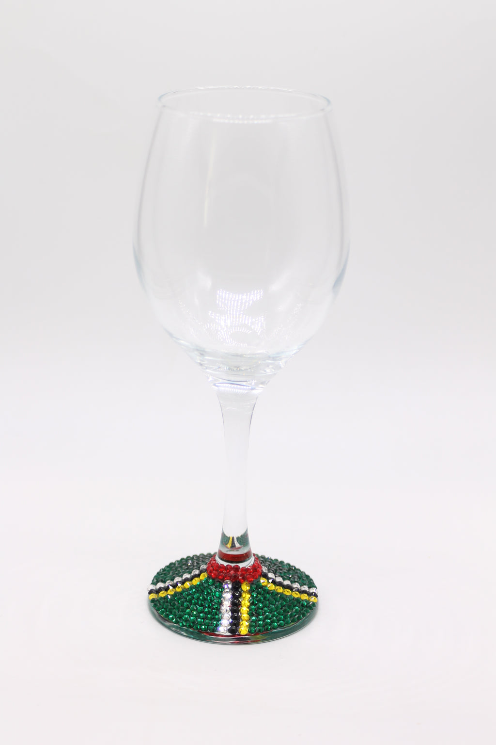 Custom flag Wine Glass