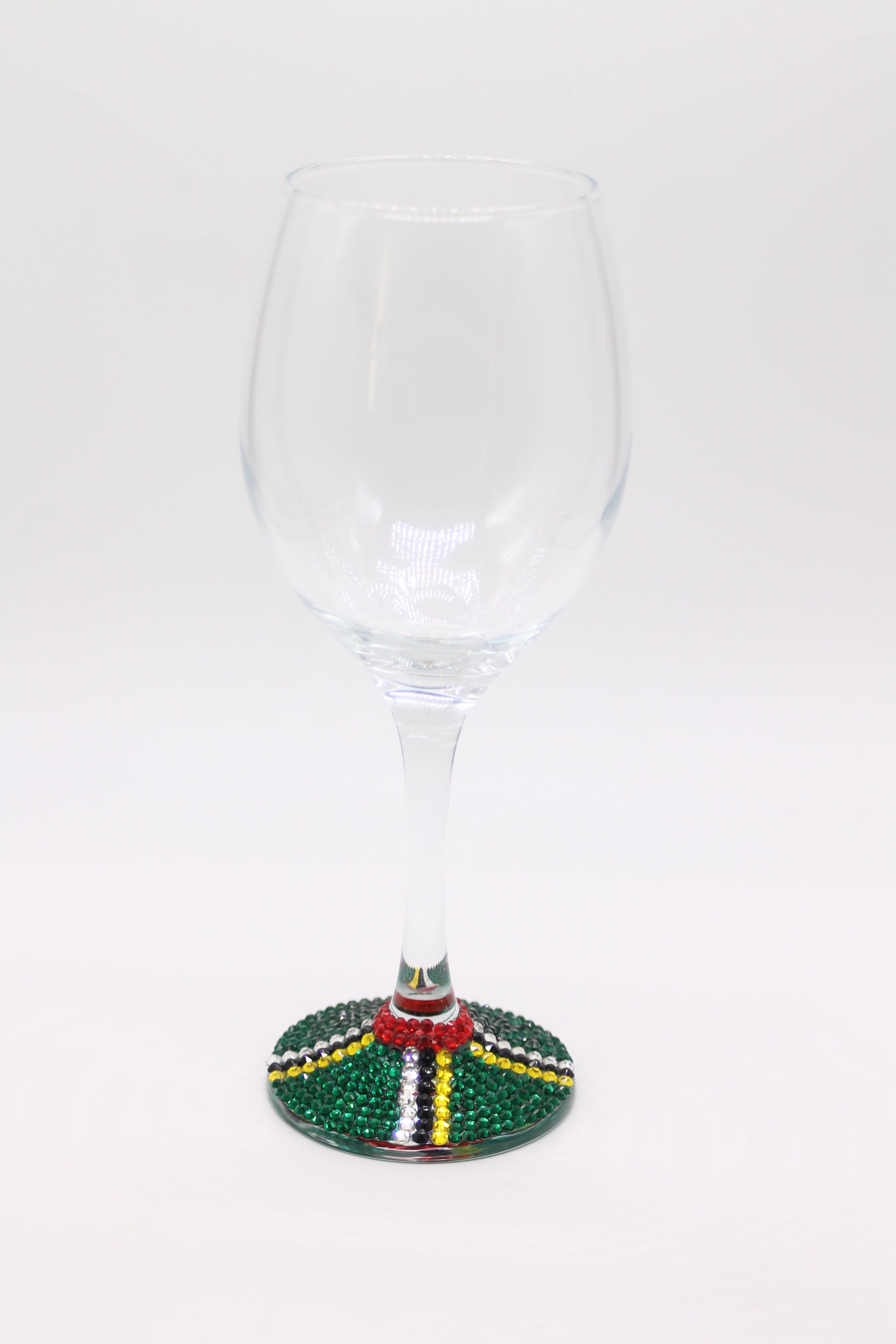 Custom flag Wine Glass